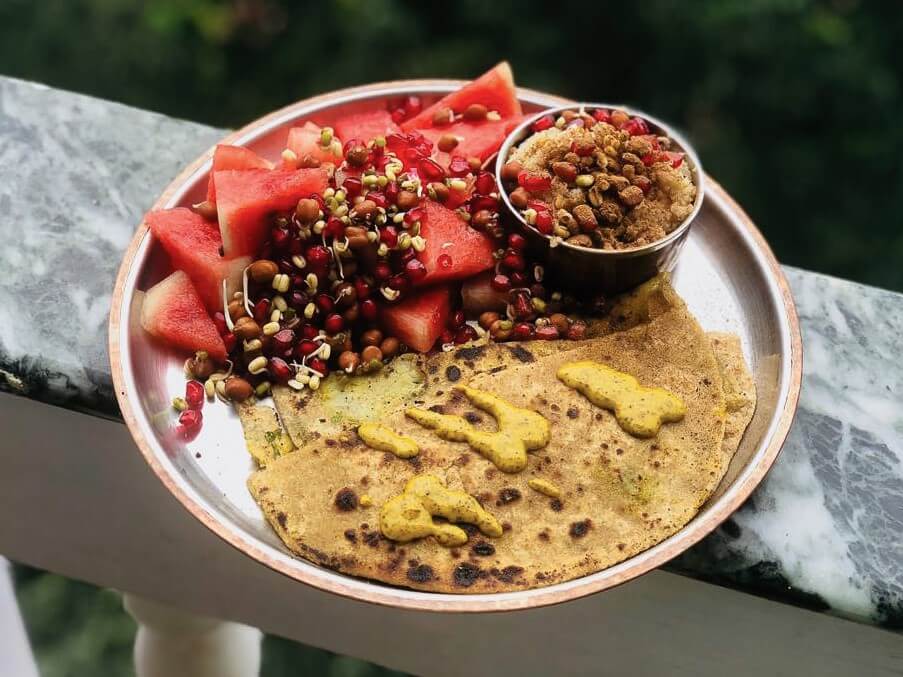 Breakfast - Photo 17 Days Breath & Pranayama Retreat (Yoga Vidya Mandiram, Rishikesh, India) yoga retreat in Uttarakhand