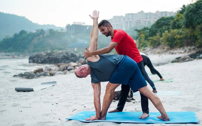 Scenic view at 100-Hour Yoga Teacher Training in Rishikesh – Yin Yang Yoga Academy retreat location