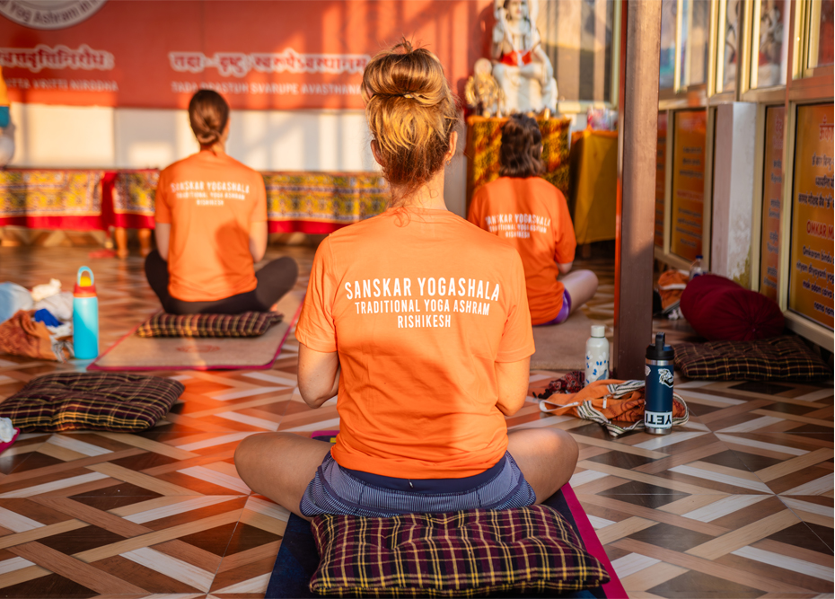Interior view of 100 Hour Kundalini Yoga Teacher Training in Rishikesh retreat location