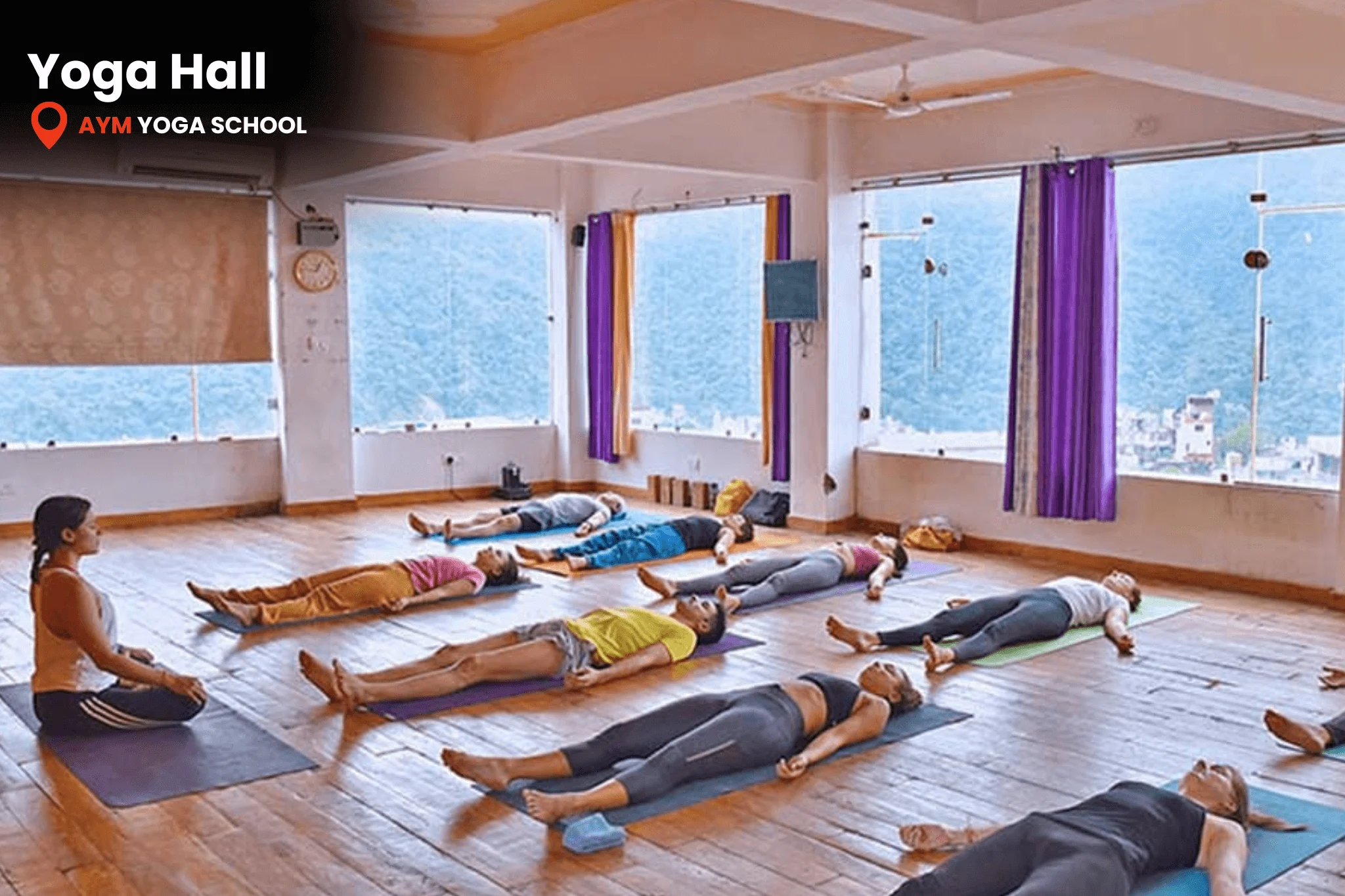 Facilities at 100 Hour Yoga Teacher Training Course in Rishikesh, India – AYM Yoga School yoga retreat
