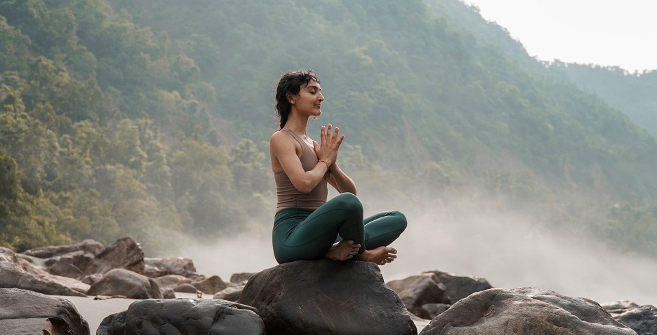 Interior view of 300 Hours Holistic Yoga Teacher Taining Course in Rishikesh, India retreat location