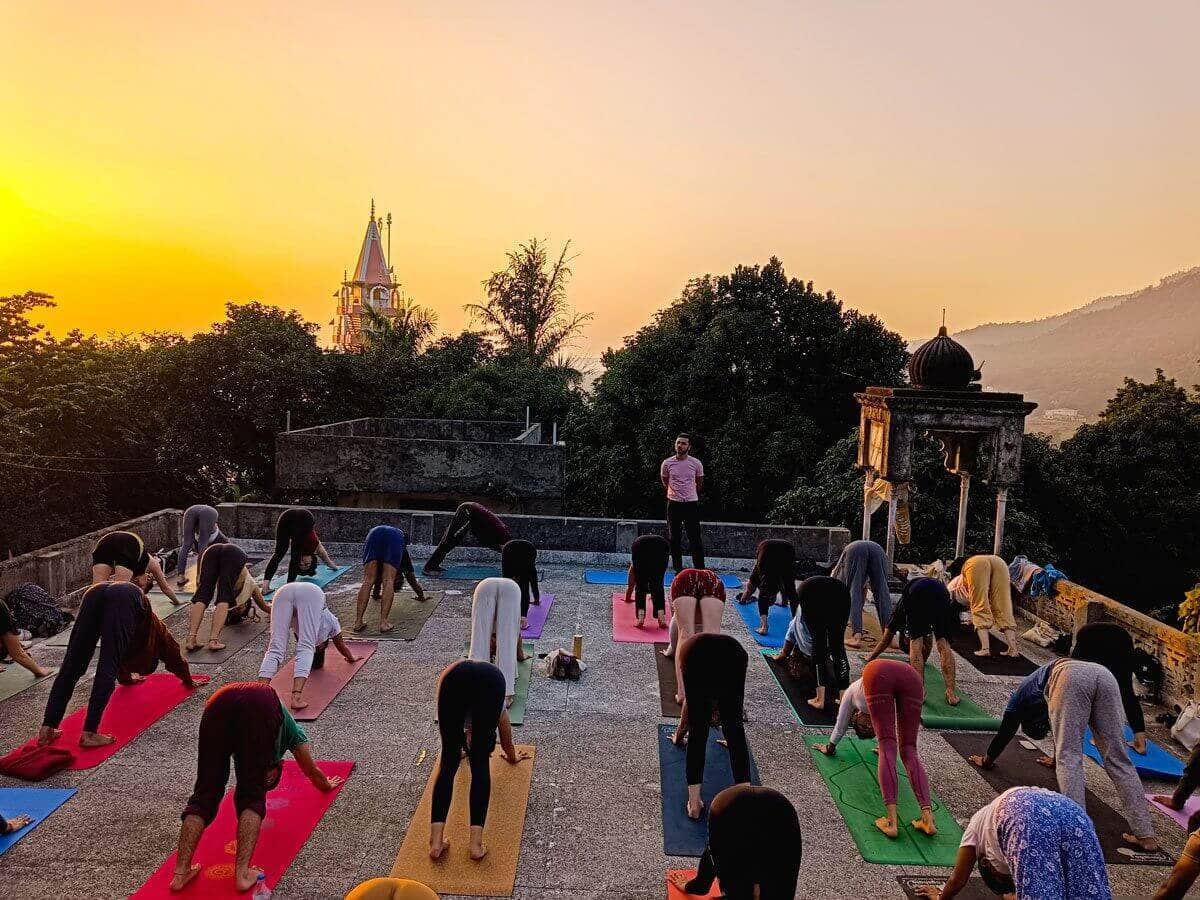 Scenic view at 100 Hour Yoga Teacher Training in Rishikesh, India – Rishikul Yogshala (Yoga Alliance Certified) retreat location